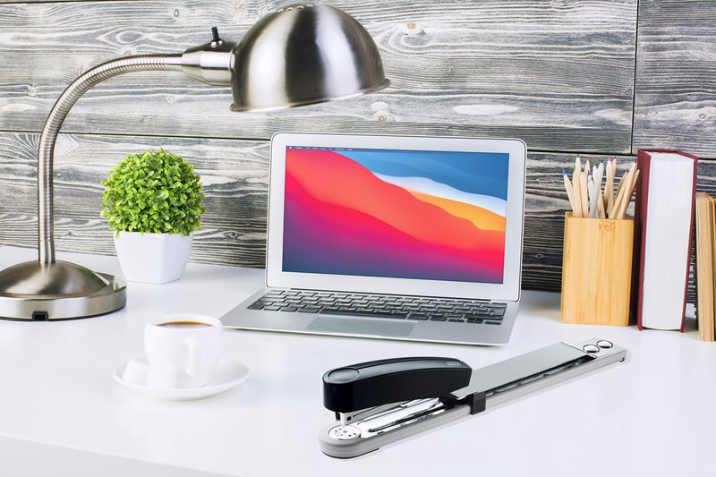 Novus B15 Long Arm Stapler, 9.75"" Staple Depth, 25 Sheet Capacity, German Engineered, Staple | Pin, Steel Drive, 25 Year Warranty (020-1536) - Image 4